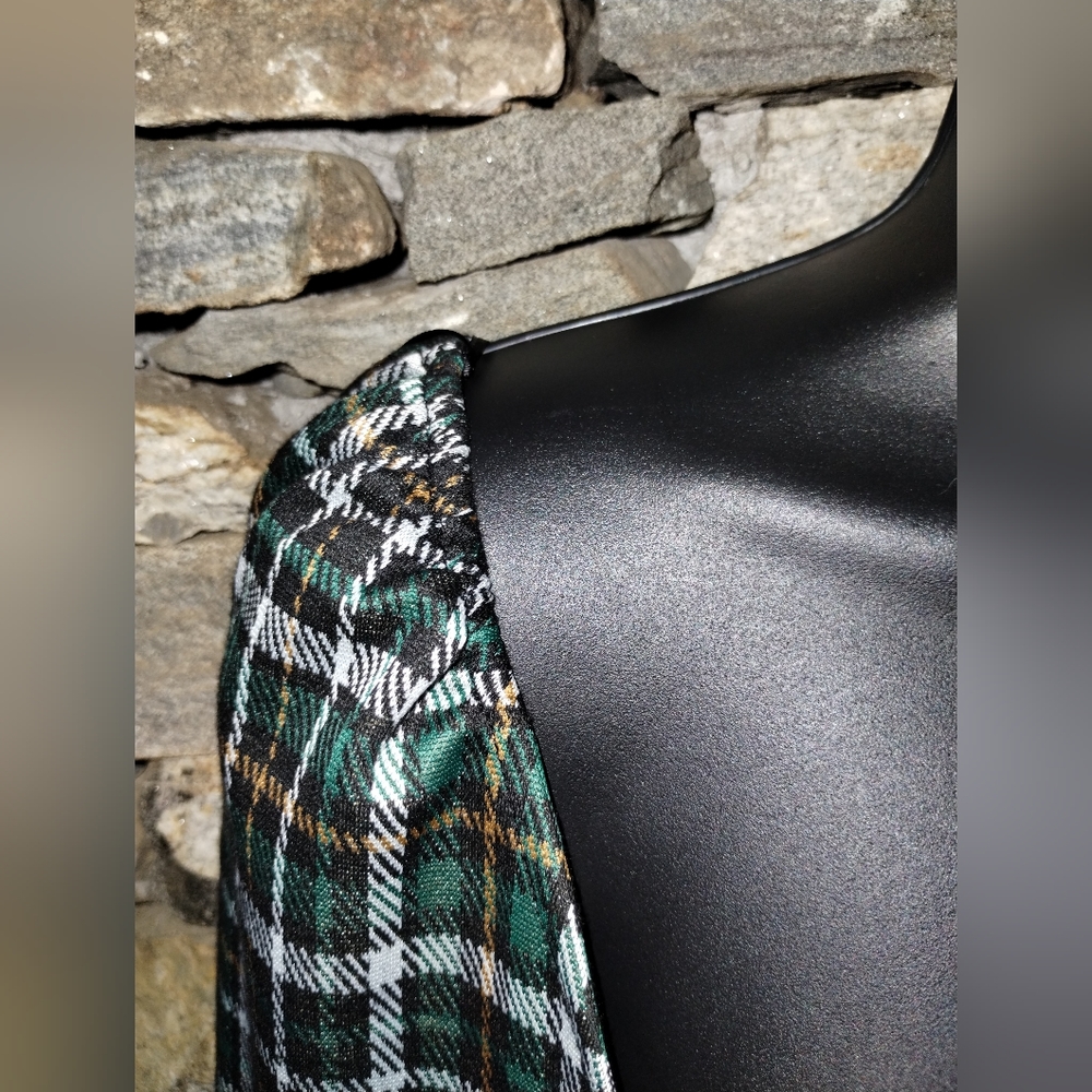 Mi Ami for Francesca's NWT plaid green dress size xl, square neck XL - Picture 6 of 13